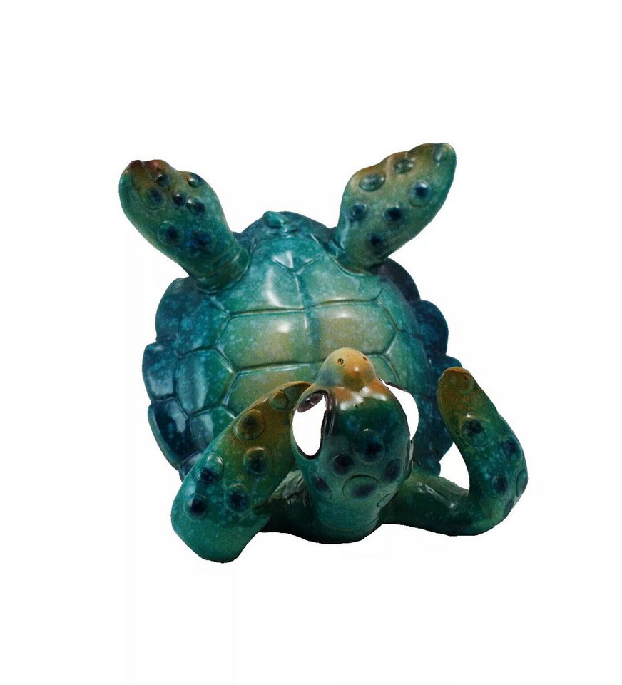 Kaufhaus le petit Dekofigur Deko Schildkröte Handyhalter Figur Skulptur Objekt Smartphonehalter, Dekofigur Dekoskulptur Dekoobjekt aus Polyresin (Kunststein) von Kaufhaus le petit