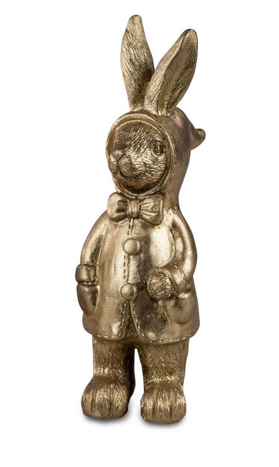 Kaufhaus le petit Osterhase Deko Hase Oster Garten Tier Figur Osterei Ei Kaninchen Skulptur Statue, Dekofigur Dekoskulptur Osterfigur aus Polyresin (Kunststein) von Kaufhaus le petit