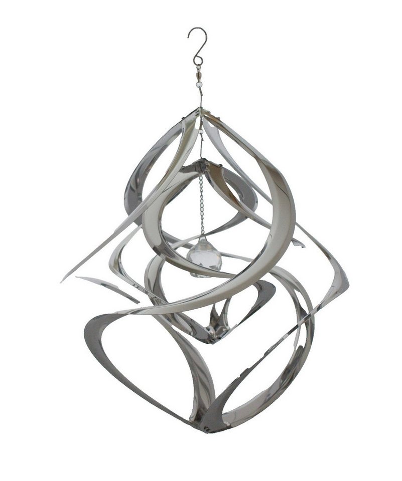 Kaufhaus le petit Windspiel Deko Windspiel doppel Hurrikan Kugel Edelstahl Rostfrei Windrad 44cm, Wind Dancer Twister Handarbeit Wetterfest Frostfest UV-Beständig Kaufhaus le petit Windspiel Deko Windspiel doppel Hurrikan Kugel Edelstahl Rostfrei Windrad 44cm, Wind Dancer Twister Handarbeit Wetterfest Frostfest UV-Beständig von Kaufhaus le petit