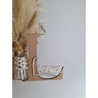 Türschild Namensbuchstabe | Personalisiert Eiche Türschild Namensbuchstabe | Personalisiert Eiche von KaufmannLasergravur