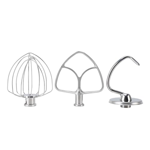 3pcs Edelstahl -Standmischmixerbefestigungen mischen Sie Teig und Teig zum Backen von Küchen effizient von Kaufpart