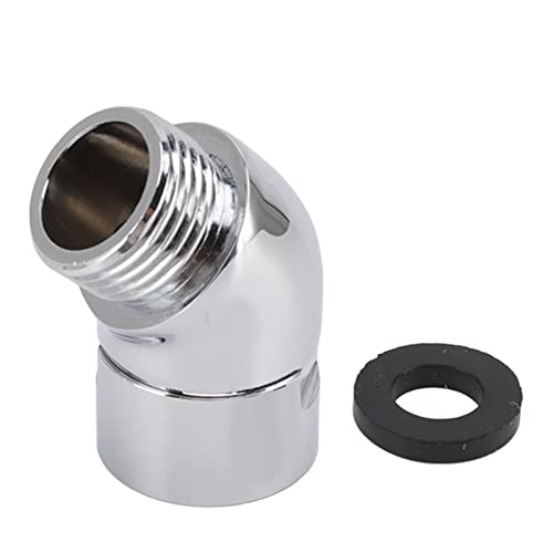 Dusch Ellbogenadapter Messing Handhold rotatable bequeme Winkelanpassung G1/2in Männliches Frauenfaden Silber Dusch Ellbogenadapter Messing Handhold rotatable bequeme Winkelanpassung G1/2in Männliches Frauenfaden Silber von Kaufpart
