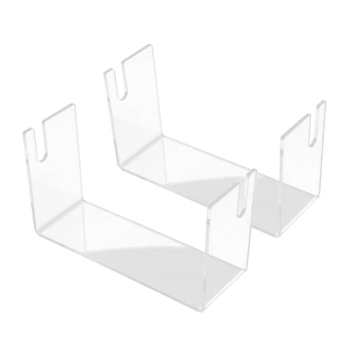 Kaufpart Acryl -Clear -Lüfter -Display -Ständer wasserfest für das Abklappen von Lüfterpapier, exquisites Design Displayhalter Rack von Kaufpart