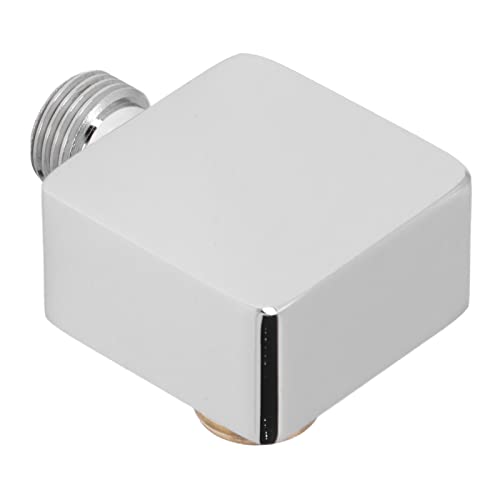 Kaufpart Quadrate Dusche Ellbogen Verchrom Finish Wandmontage G1/2 Vollkupfer männliche weibliche universelle Wand Ellbogen für handgehaltene Dusche von Kaufpart
