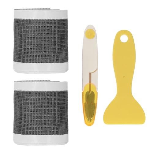 Linearer Duschabfluss Aufkleber Selbstkleber effizienter Haarfänger DIY Bodenabfluss 2 Rollen PVC -Abdeckung mit Entfernungstool von Kaufpart