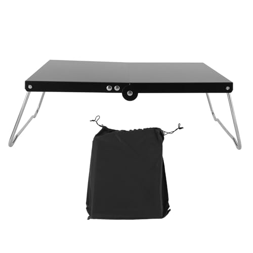 Tragbarer Faltbarer Edelstahl Camping Tisch Mini Beach BBQ Wandern Angel Beistell Tisch von Kaufpart