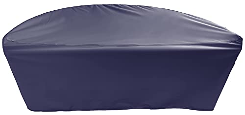 Premium Abdeckplane Sonneninsel Halbrund Ø B 170 x T 82,5 x H 70 cm Gartenmöbel Gartentisch Hülle Abdeckung Haube Schutzhülle Abdeckhaube 900 D, 500 g/m², 6.000 mm Wasserbeständigkeit Anthrazit von Kaufpirat