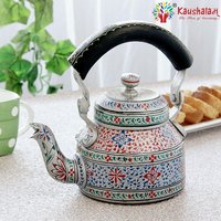 Handbemalter Teekessel Mughal Art Teekanne | 1000 Ml von Kaushalamcreations