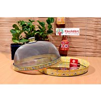 Mesh Food Screen Bug Abdeckung Und Tablett Handbemalte Cloche Mit Rundem Stahltablett Kuppelabdeckung Aus Drahtgeflecht Runder Platte Mesh Food Screen Bug Abdeckung Und Tablett Handbemalte Cloche Mit Rundem Stahltablett Kuppelabdeckung Aus Drahtgeflecht Runder Platte von Kaushalamcreations