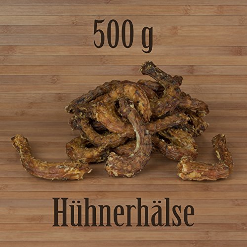 Hähnchenhälse 500g Hühnerhälse wie Hühnerfüsse o. Putenhälse Kausnack von Kauzeit