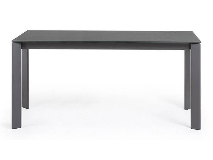Esstisch AXIS 160-220 x 90 cm grau /Glas grau von Kave-Home