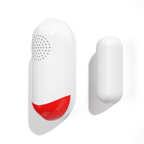 Intelligenter Türalarm, Diebstahlalarm mit Magnetsensor und -App-Steuerung für das Heimsicherheitssystem (2er-Pack) von Kavolet