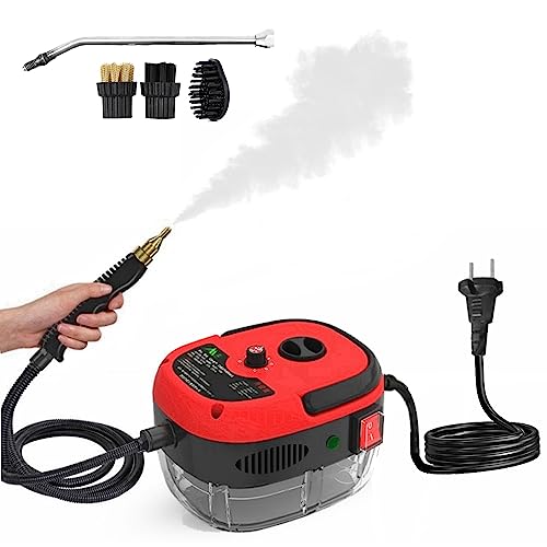 Kavolet 2500W Dampfreiniger Handgerät, Tragbarer Multifunktionaler Dampfreiniger, Hochdruckreiniger mit Bürstenköpfen, Fleckenentfernung für Küchenmöbel Badezimmer Auto von Kavolet