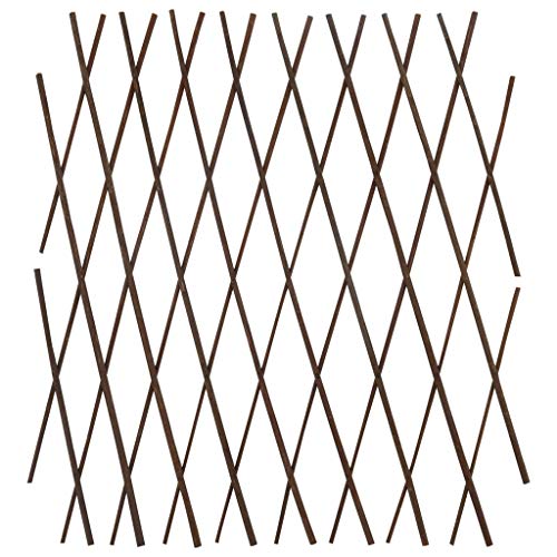 Kavolet 5X Rankgitter aus Weide, Gartenzaun Weidenzaun Erweiterbar Rankhilfe Sichtschutz Dekorative Zäune Garten Gitter Spalier Rankzaun für Kletterpflanzen, variabel bis 180x60cm Kavolet 5X Rankgitter aus Weide, Gartenzaun Weidenzaun Erweiterbar Rankhilfe Sichtschutz Dekorative Zäune Garten Gitter Spalier Rankzaun für Kletterpflanzen, variabel bis 180x60cm von Kavolet