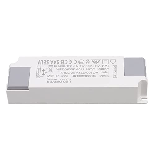 Kavolet LED Driver Load Power Drive Connector Transformer for LED Lights 24-36W 300mA, High Power Factor, Low Temperature Rise, High Efficiency, ABS High Strength Shell, Insulation Kavolet LED Driver Load Power Drive Connector Transformer for LED Lights 24-36W 300mA, High Power Factor, Low Temperature Rise, High Efficiency, ABS High Strength Shell, Insulation von Kavolet