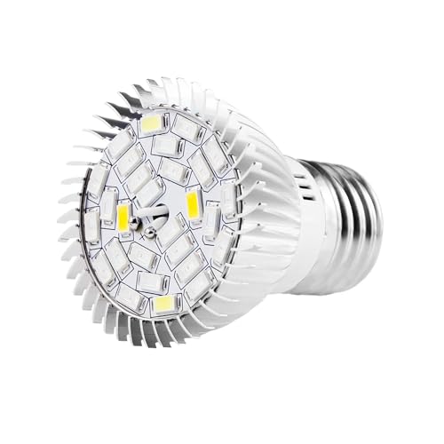 Kavolet LED Pflanzenlampe Vollspektrum E27 Lampe Kopf Anlage Wachsen Glühbirne Pflanze Licht für Zimmerpflanzen Grow Light Wachstumslampen für Gewächshaus Garten, Blumen, Gemüse, Hydroponik von Kavolet