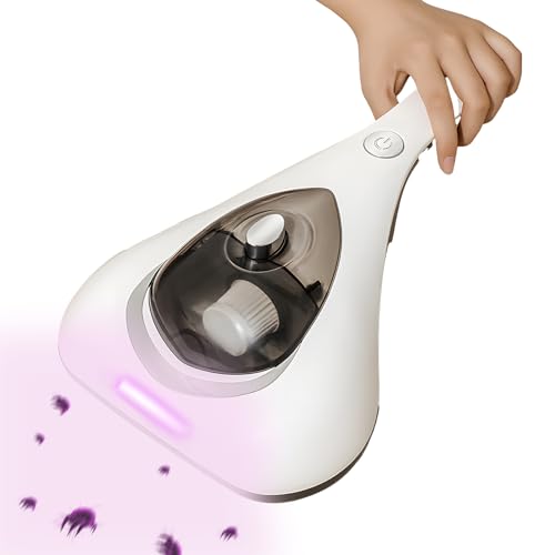 Kavolet Milbensauger, 10kPa Milben Hand-Staubsauger mit UV-Licht, geräuscharm, waschbarer HEPA-Filter, tragbarer Hand-Matratzenstaubsauger vernichtet bis zu 99 Prozent Aller Milben für Staub/Tierhaare von Kavolet