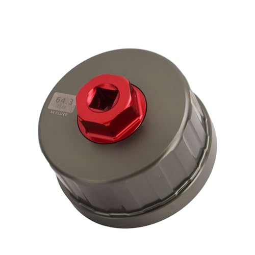 Kavolet Ölfilterschlüssel 64,3 Mm 14 Flöte, Hochleistungs -Metall -Ölfilter -Sockel -Werkzeug, Geeignet für den Kappenstil Im Patronenstil Ölfilterkappen von 1,8 L - 5,7 L Motoren, Easy Kavolet Ölfilterschlüssel 64,3 Mm 14 Flöte, Hochleistungs -Metall -Ölfilter -Sockel -Werkzeug, Geeignet für den Kappenstil Im Patronenstil Ölfilterkappen von 1,8 L - 5,7 L Motoren, Easy von Kavolet