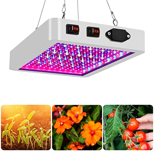 Kavolet Pflanzenlampe Led Vollspektrum LED Wachstumslampen 312 LEDs LED Panel Grow Light für Hydroponisches Gewächshaus Zimmerpflanze von Kavolet
