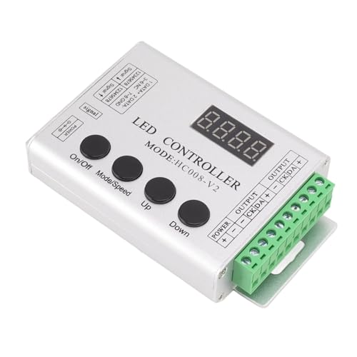 Kavolet RGB LED -Controller, 2048 Punkte, 133 Effektmodus, ABS -Material, 5 V Bis 24 V, mit Funkfrequenz -Fernbedienung, für UCS1903 Ausgangs -LED -Anwendungen Kavolet RGB LED -Controller, 2048 Punkte, 133 Effektmodus, ABS -Material, 5 V Bis 24 V, mit Funkfrequenz -Fernbedienung, für UCS1903 Ausgangs -LED -Anwendungen von Kavolet