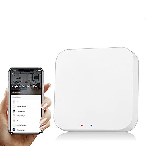 Kavolet Tuya Smart Zigbee Gateway Hub, ZigBee Gateway Kontrollzentrum, Tuya/Smart Life APP Remote Control, Smart Home-Brücke für Home Automation für alle Tuya ZigBee 3.0 Smart-Produkte von Kavolet