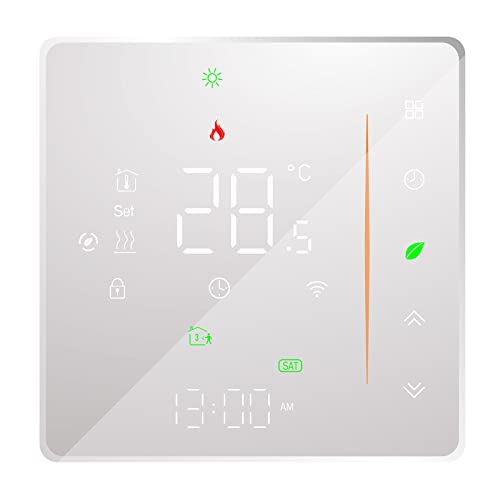 Kavolet WiFi Thermostat, Raumthermostat 5A, Temperaturregler,Wöchentlich programmierbar,Unterstützt Touch Control/Mobile APP/Sprachsteuerung Kompatibel mit Alexa/Google Home,für Warmwasserbereitung Kavolet WiFi Thermostat, Raumthermostat 5A, Temperaturregler,Wöchentlich programmierbar,Unterstützt Touch Control/Mobile APP/Sprachsteuerung Kompatibel mit Alexa/Google Home,für Warmwasserbereitung von Kavolet