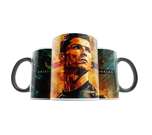 KAWAINK CR7 coffee mug - Cristiano Ronaldo Black & White von KAWAINK