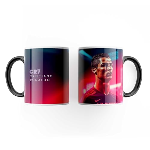 Kawaink Cristiano Ronaldo coffee mug Black & White von Kawaink