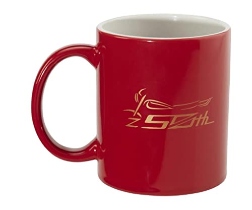 Kawasaki Kaffee Tasse Pott MUG 50th Anniversary rot gold von Kawasaki