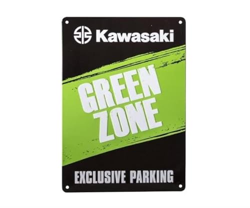Kawasaki Blechschild Parkplatzschild Kawasaki Blechschild Parkplatzschild von Kawasaki