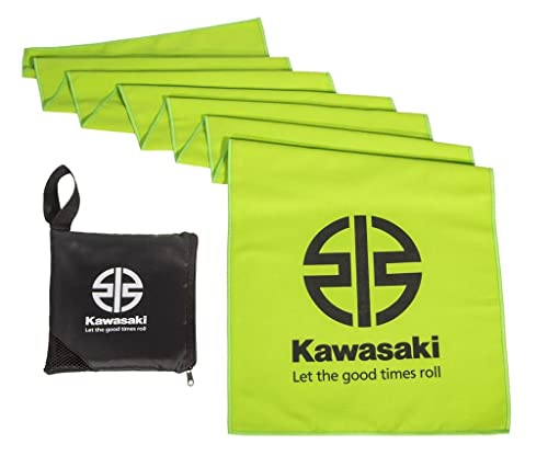 Kawasaki Gym Towel Sporthandtuch Handtuch Lime Green von Kawasaki