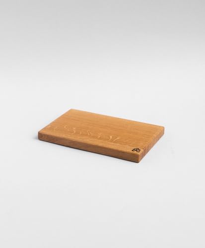 KAWENTSMANN Schneidebrett BEMME – Holz-Schneidebrett aus Eiche – Edles Holzschneidebrett – Schneiden oder Servieren – Handgefertigtes Holzbrett für die Küche (240 x 150 x 20 mm) von Kawentsmann