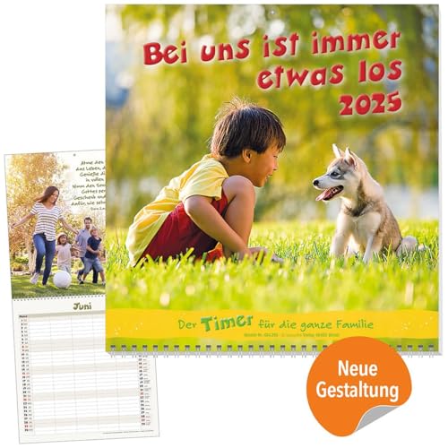 Bei uns ist immer etwas los 2025: Familien-Timer von Kawohl Verlag GmbH & Co. KG