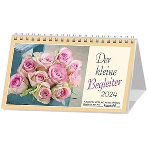 Der kleine Begleiter 2024: Aufstell-Kalender mit Farbfotos und christlichen Texten von Kawohl