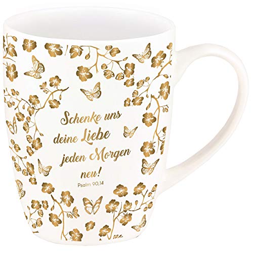 Porzellan Tasse aus der Gold-Edition "Schenke uns deine Liebe" von Kawohl