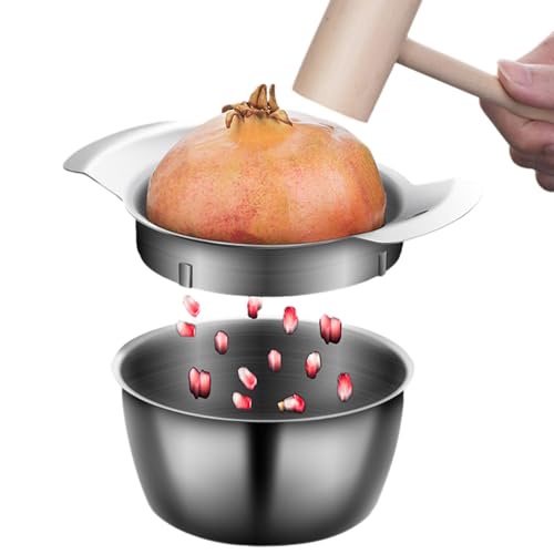 Granatapfel Schäler Set, Granatapfel-Entkerner Aus Edelstahl Mit Schüssel, Granatapfelöffner, Küchenhelfer Granatapfelschäler Für Zuhause Granatapfel Schäler Set, Granatapfel-Entkerner Aus Edelstahl Mit Schüssel, Granatapfelöffner, Küchenhelfer Granatapfelschäler Für Zuhause von Kaxenig