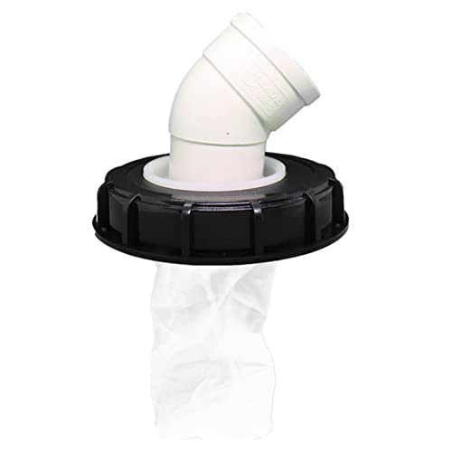Kaxenig IBC-Tankeinlassdeckel - Ton Barrel Top mit Filter - Praktisches Mehrzweck-IBC-Eimer-Zubehör für Schuppen-, Lebensmittel- und andere Industrien (163mm45 Grad.) von Kaxenig