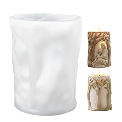 Jesus Kerzenform, Silikonform Kerzen Gießform, 3D Jesus Silikon-Kerzenform, Für Gips Fondant Wachss Gipsmasse Weihnachtskerzen Schokolade Jesus Kerzenform, Silikonform Kerzen Gießform, 3D Jesus Silikon-Kerzenform, Für Gips Fondant Wachss Gipsmasse Weihnachtskerzen Schokolade von Kaxenig