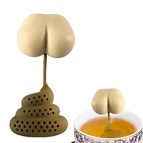 Kaxenig Tee-Ei Teefilter, Poop Silikon Teesieb, Lustig Poop Form Tea Strainer Filter Infuser Teeei Für Losen Für Lose Blattaroma-Kräutergewürze Kaxenig Tee-Ei Teefilter, Poop Silikon Teesieb, Lustig Poop Form Tea Strainer Filter Infuser Teeei Für Losen Für Lose Blattaroma-Kräutergewürze von Kaxenig