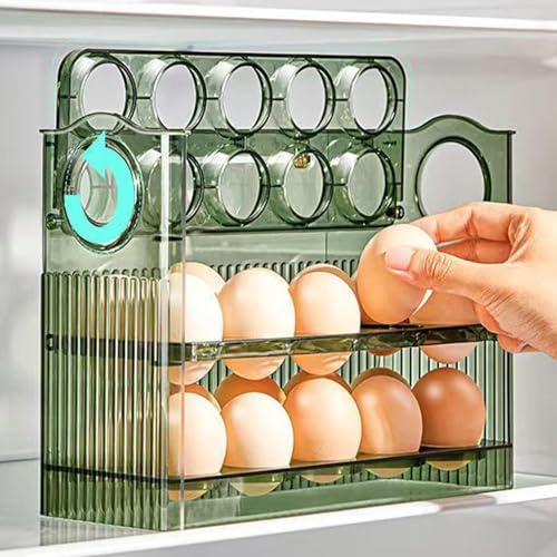 Kühlschrank Eierhalter | 3 Ebenen Eierbehälter Mit Zeitskala - Raumsparende Eierbehälter - Kühlschrank Vorratsbehälter, Große Eierregal Mit Großer Kapazit Für Kühlschrank Kühlschrank Eierhalter | 3 Ebenen Eierbehälter Mit Zeitskala - Raumsparende Eierbehälter - Kühlschrank Vorratsbehälter, Große Eierregal Mit Großer Kapazit Für Kühlschrank von Kaxenig
