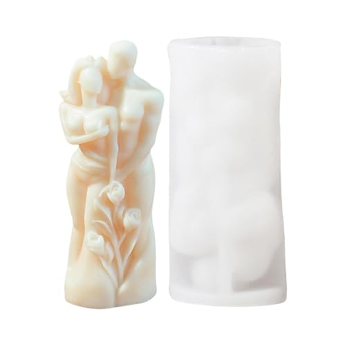Liebhaber-Kerzenform, Körper Kerzenform, 3D Silikonform Kerzen Körper Paar Umarmen Kerzenformen, Für Handarbeit Ornamente Duftkerze Handgefertigte Seife von Kaxenig