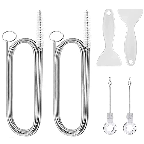 Kaxich Kühlschrankbürste, 6pcs Lange Flexible Kühlschrank Reinigung Set, Kühlschrank Abflussloch Reinigungsbürste für Kühlschrankablauf, Spülbeckenablauf, Auto, andere Lange Schläuche von Kaxich