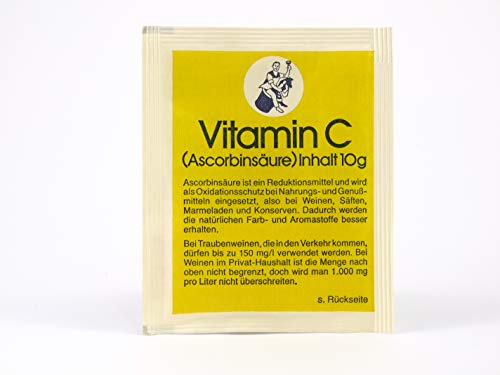 Ascorbinsäure - Vit C 10g - ARAUNER Weinstabilisator | schützt vor Oxidation von Kaxilu