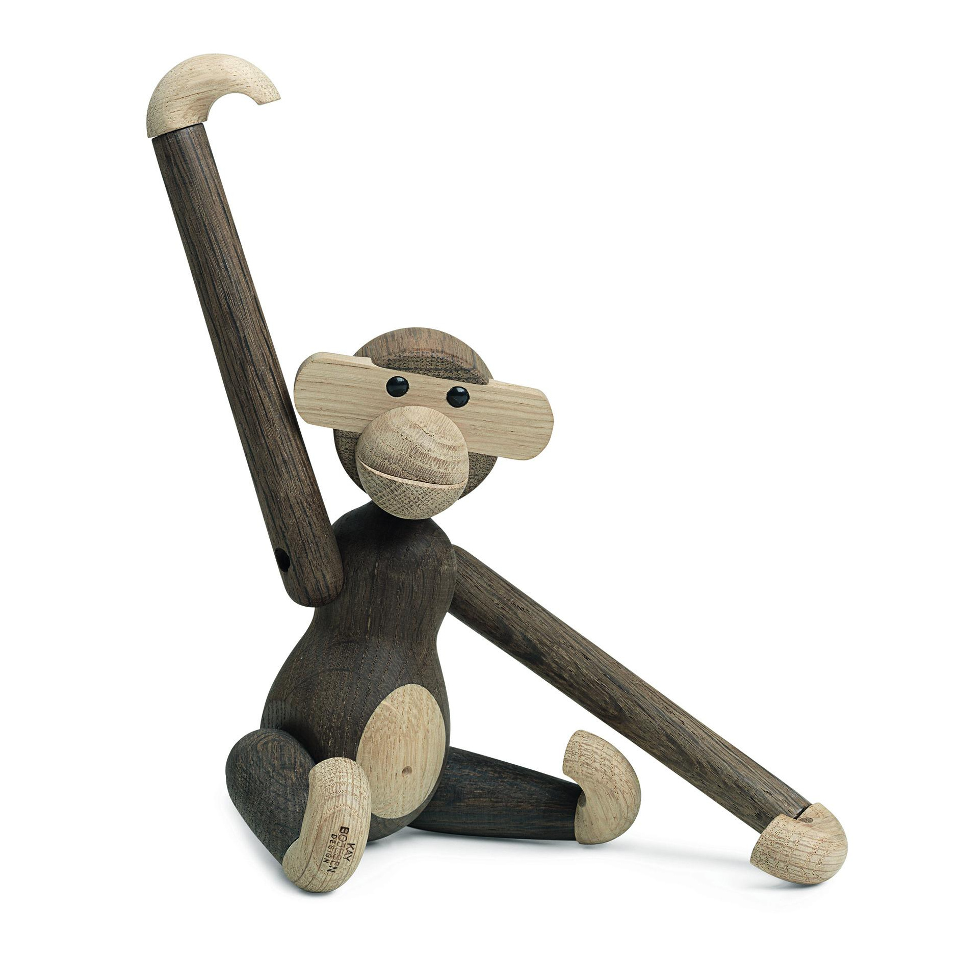 Kay Bojesen Denmark - Holzfigur Affe klein Eiche - braun/H 20cm von Kay Bojesen Denmark