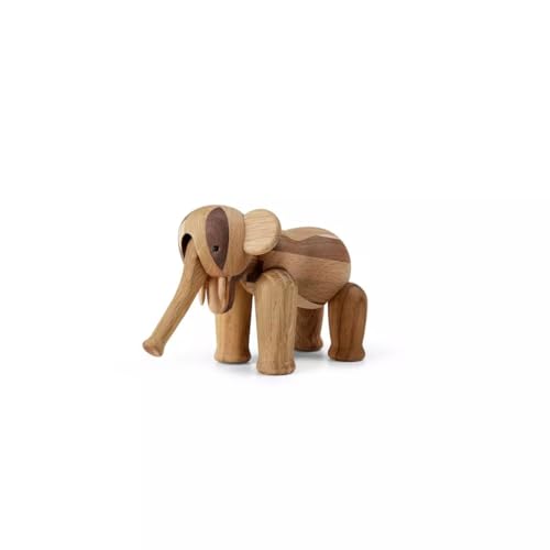 Kay Bojesen Elefant Reworked Jubiläum Mini 9cm in der Farbe Mixed Wood von Kay Bojesen