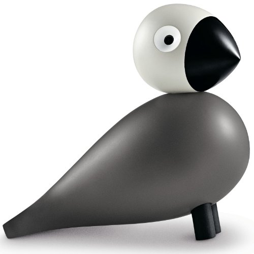 Kay Bojesen Ernst Singvogel Figuren 15.5 cm Singvögel Weihnachtsdekoration, grau von Kay Bojesen