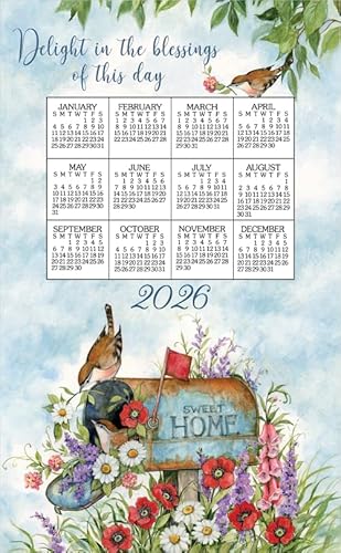 Kay Dee Designs 2026 Kalenderhandtuch/Geschirrtuch (Blumenbriefkasten) von Kay Dee Designs