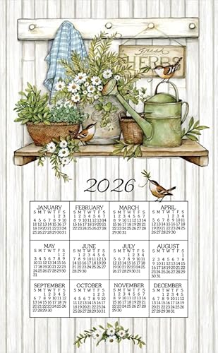 Kay Dee Designs 2026 Kalenderhandtuch/Geschirrtuch (frische Kräuter) von Kay Dee Designs