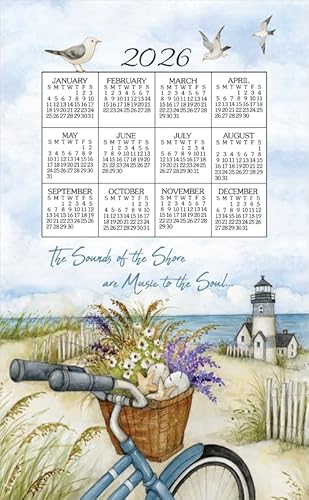 Kay Dee Designs Kalenderhandtuch/Geschirrtuch 2026 (Seashore) von Kay Dee Designs