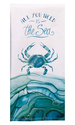 Kay Dee Coastal Tranquility Sea Crab Dual Purpose Terry Towel Küchentuch, Multi von Kay Dee